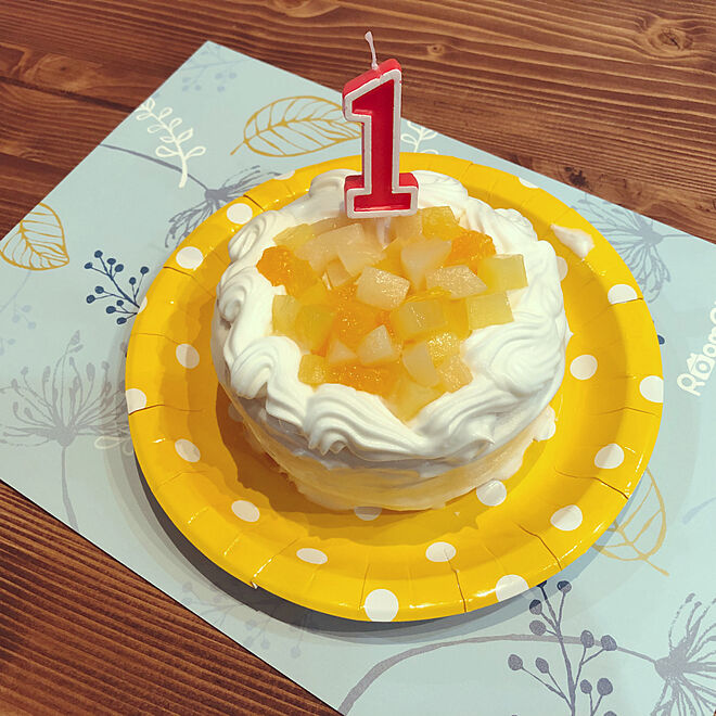 キッチン 赤ちゃん用ケーキ 1歳 誕生日ケーキ 誕生日 などのインテリア実例 18 09 19 05 40 27 Roomclip ルームクリップ