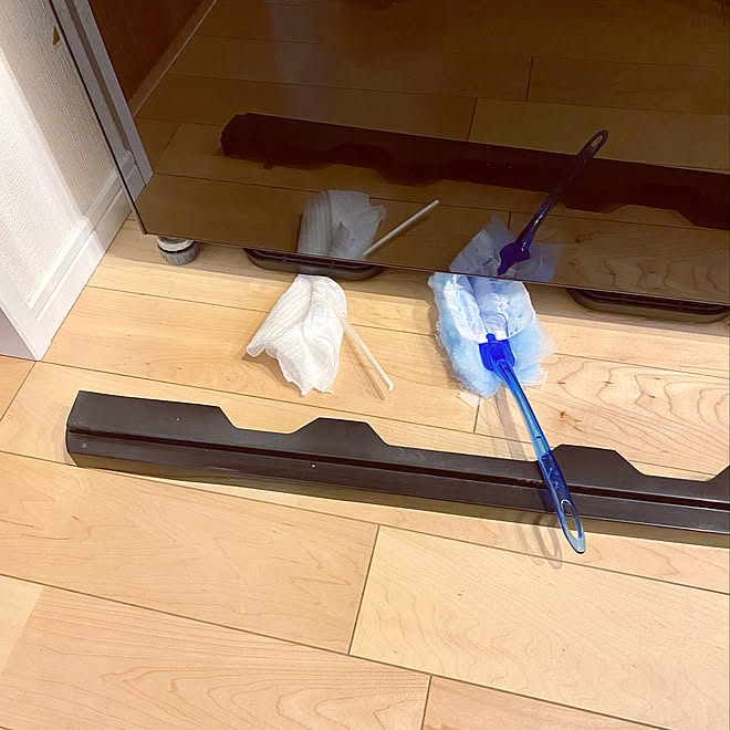 コメントお気遣いなく お掃除記録 ハンディワイパー 割り箸 冷蔵庫の下掃除 などのインテリア実例 2020 11 16 14 33 40 Roomclip ルームクリップ