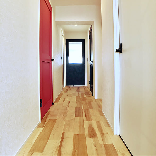 リノベーション 中古マンション 玄関 入り口 中古マンションリノベーション 建具カラー などのインテリア実例 06 06 13 44 16 Roomclip ルームクリップ