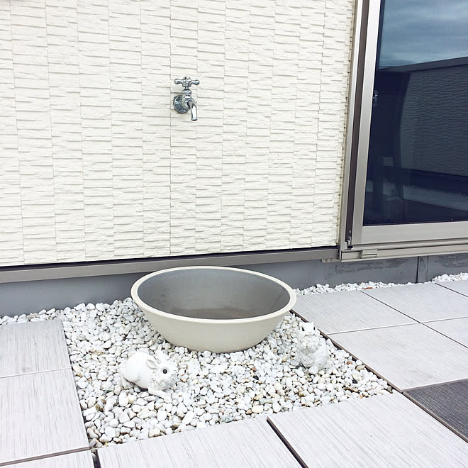 部屋全体 水栓 我が家のアニマルたち バルコニー テラス などのインテリア実例 17 10 03 18 57 Roomclip ルームクリップ