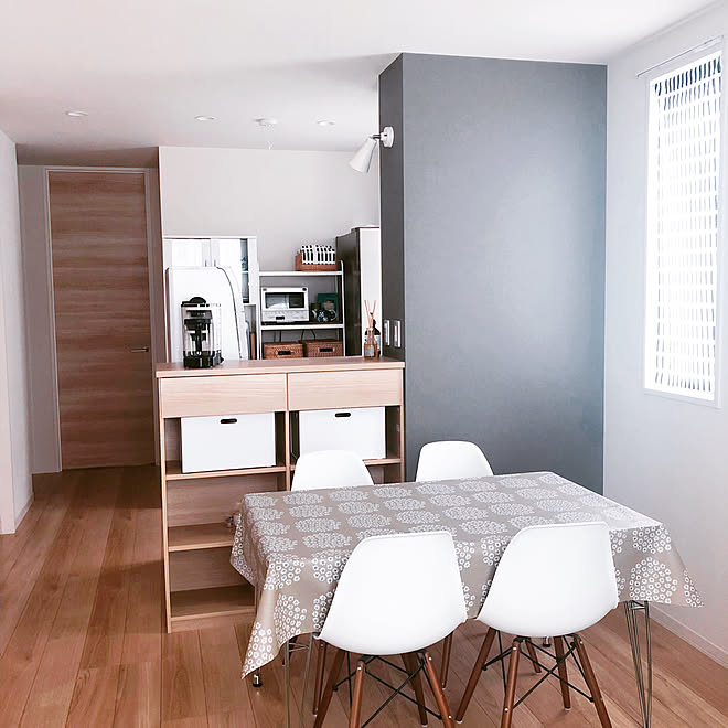 テーブルクロス パナソニック 新婚 新築アパート ミナペルホネン などのインテリア実例 19 05 02 23 04 30 Roomclip ルームクリップ