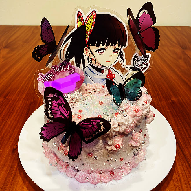 キャンドゥ 鬼滅の刃 手作り 誕生日 誕生日ケーキ などのインテリア実例 11 19 01 21 Roomclip ルームクリップ