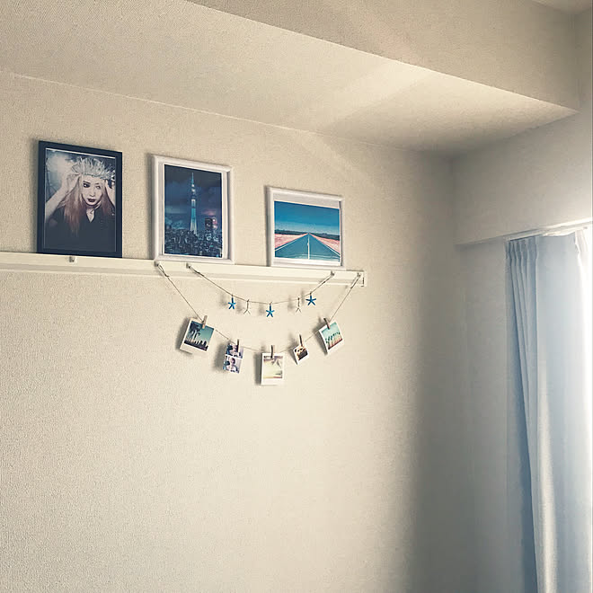 写真/壁掛け/一人暮らし/100均/雑貨&hellip;などのインテリア実例 20190814 011302 ｜ RoomClip（ルームクリップ）