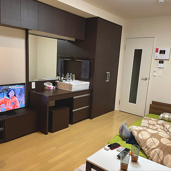 アルマーレ レオパレス ひとり暮らし 一人暮らし 部屋全体 などのインテリア実例 21 01 11 00 31 05 Roomclip ルームクリップ