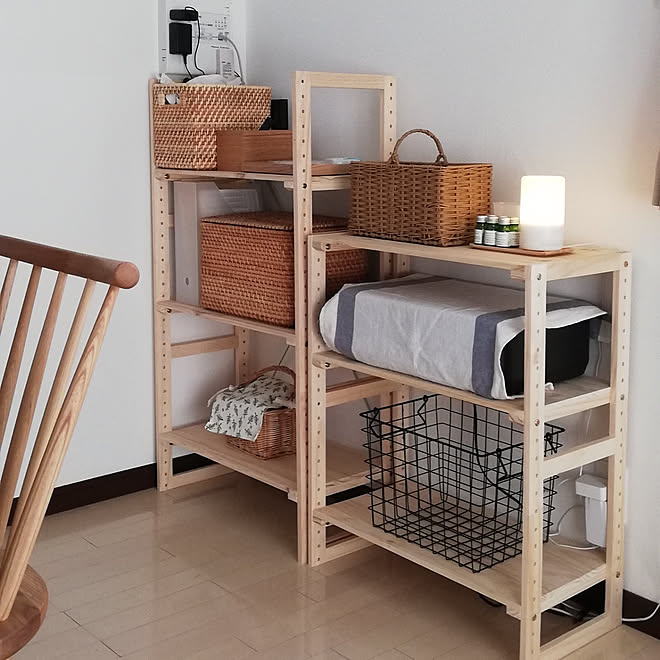 棚 収納 ニトリ もたない暮らし ミニマリスト などのインテリア実例 19 03 11 15 08 16 Roomclip ルームクリップ