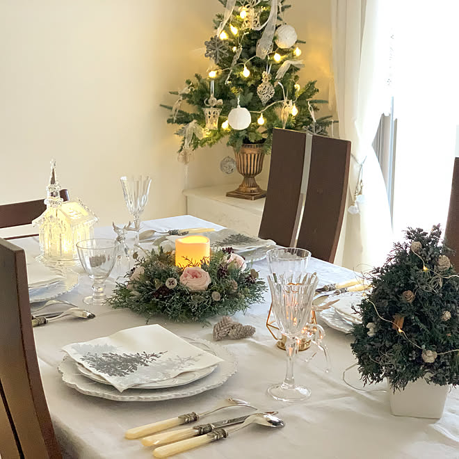 フレンチシックに憧れ/賃貸でも楽しく♪/こどものいる暮らし/ハンドメイド/クリスマス...などのインテリア実例 - 2019-12-26 14:17:23