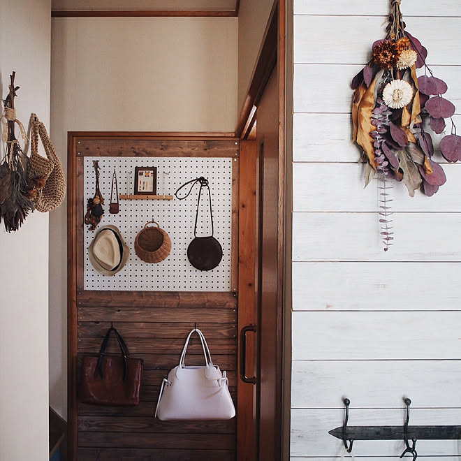 スワッグ ドライフラワー 有孔ボードディスプレイ Instagram Yu Ki3359 Diy などのインテリア実例 19 06 15 22 53 26 Roomclip ルームクリップ