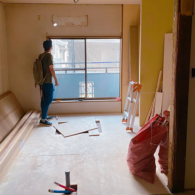 日当たりの悪い家 3階建て住宅 リノベーション 建設中 リノベーション記録 などのインテリア実例 07 19 15 37 05 Roomclip ルームクリップ
