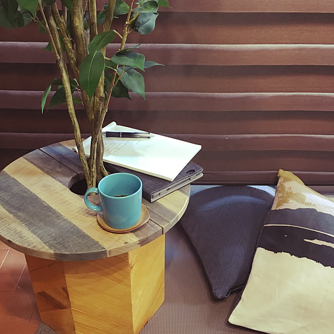 ニトリ リビング プランツテーブル Ikeaのインテリア実例 10 29 10 54 15 Roomclip ルームクリップ