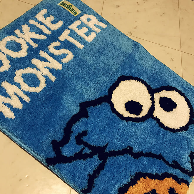 バスマット しまむら セサミストリート 西海岸 No Green No Life などのインテリア実例 11 04 18 10 15 Roomclip ルームクリップ