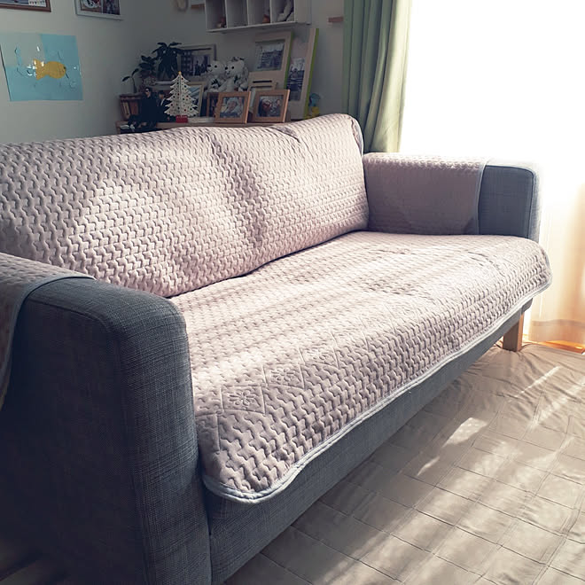 リビング/ソファー/ソファーカバー/IKEA/イケアのソファー...などのインテリア実例 20201109 122153