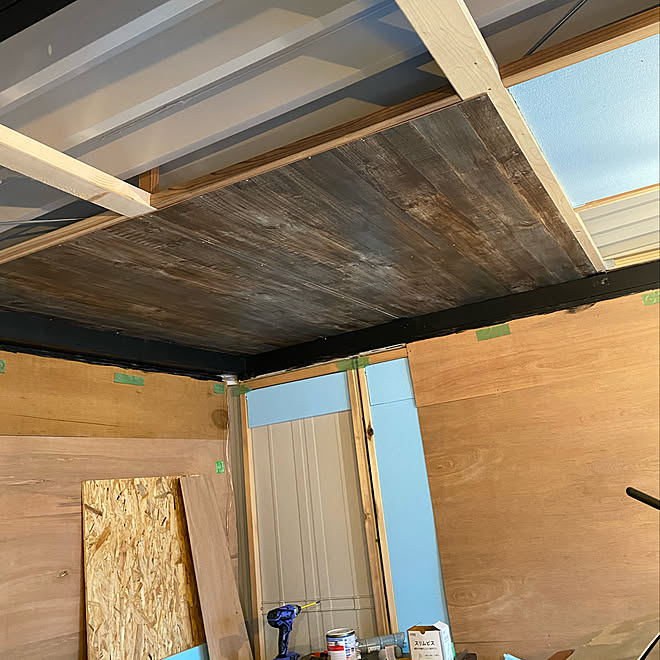 ガレージ 壁 天井のインテリア実例 09 13 01 45 01 Roomclip ルームクリップ