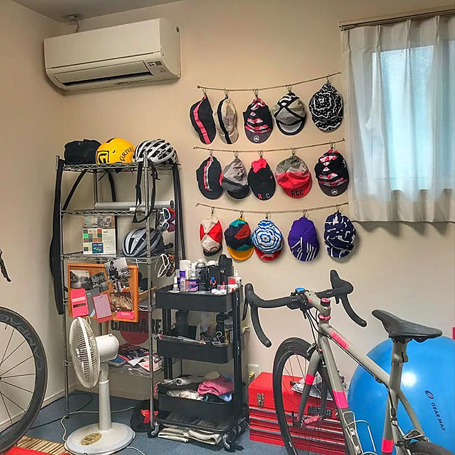 自転車部屋 サイクルキャップ ロードバイク ハンドメイドのインテリア実例 19 10 10 07 10 11 Roomclip ルームクリップ 自転車部屋 サイクルキャップ ロードバイク ハンドメイドのインテリア実例 19 10 10 07 10 11 Roomclip ルームクリップ