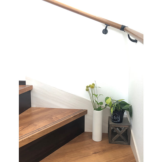 階段手すり 階段 No Green No Life フラワーベース カインズ などのインテリア実例 19 04 22 11 42 Roomclip ルームクリップ