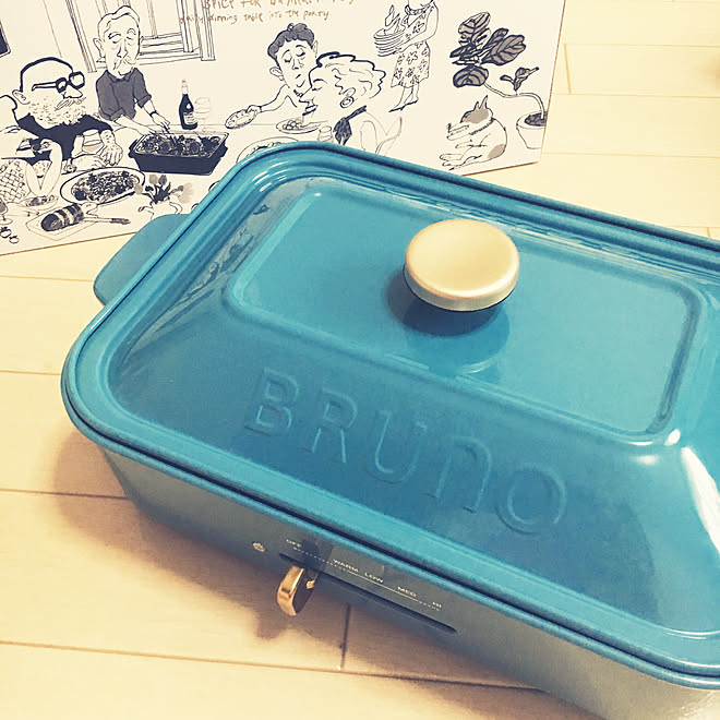 キッチン/BRUNOホットプレートのインテリア実例 - 2017-09-21 19:10:02