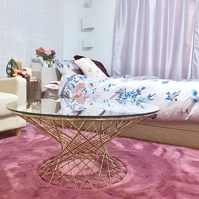 ピンクインテリア かわいい フランフラン ナチュラル 一人暮らし などのインテリア実例 01 25 12 31 Roomclip ルームクリップ