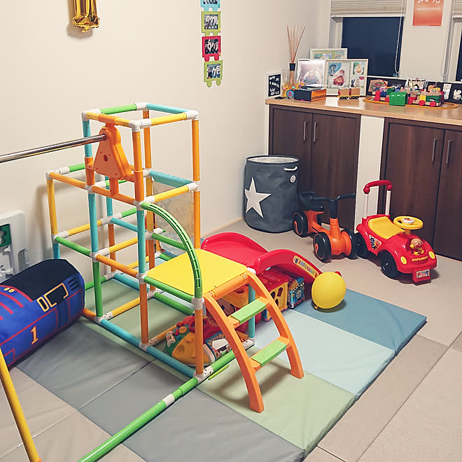 部屋全体 プレイルーム化 赤ちゃんのいる暮らし ダックスのいる暮らし 和室のインテリア実例 01 15 01 26 04 Roomclip ルームクリップ