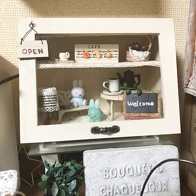 セリアのミニチュア ダイソー ミッフィー ウッド収納ボックス Rinちゃんの作品 などのインテリア実例 21 04 27 16 30 57 Roomclip ルームクリップ