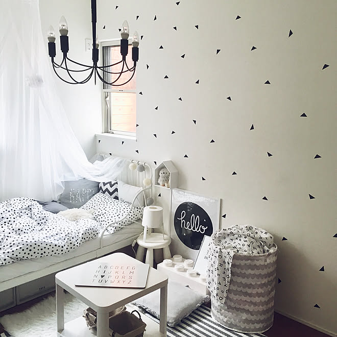 部屋全体/H&M HOME/kids room/キッズルーム/女の子部屋...などのインテリア実例 20180424 172345