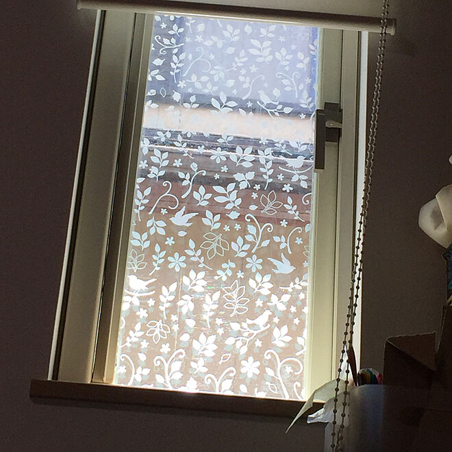 ダイソー 窓ガラス目隠しシート 壁 天井 100均のインテリア実例 17 09 12 12 05 43 Roomclip ルームクリップ