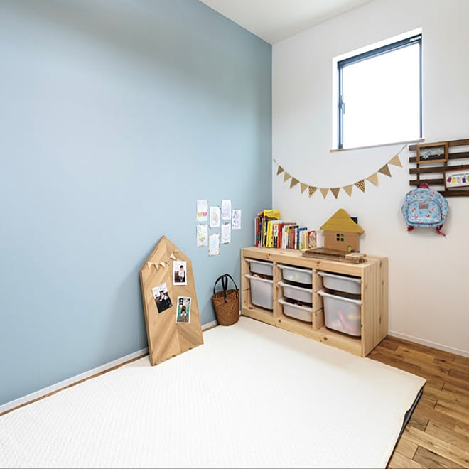 おもちゃ収納 トロファスト こども部屋 キッズスペース Ikea などのインテリア実例 22 03 22 27 39 Roomclip ルームクリップ