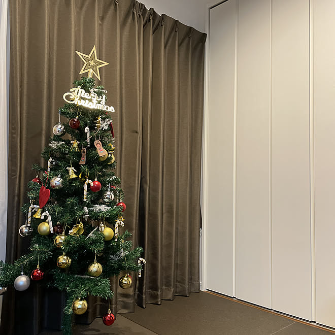 楽天 クリスマスツリー 子供部屋 和室 クリスマスのインテリア実例 21 11 26 21 24 49 Roomclip ルームクリップ