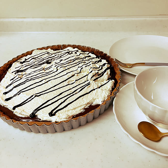 ティータイム オーブン ケーキを焼く タルト型 パール金属株式会社 などのインテリア実例 22 02 14 19 13 11 Roomclip ルームクリップ