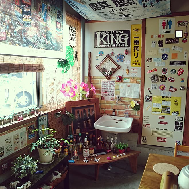部屋全体 飲み小屋 楽しく飲もう みどりのある暮らし 居酒屋風のインテリア実例 17 05 25 16 24 19 Roomclip ルームクリップ 部屋全体 飲み小屋 楽しく飲もう みどりのある暮らし 居酒屋風のインテリア実例 17 05 25 16 24 19 Roomclip ルームクリップ
