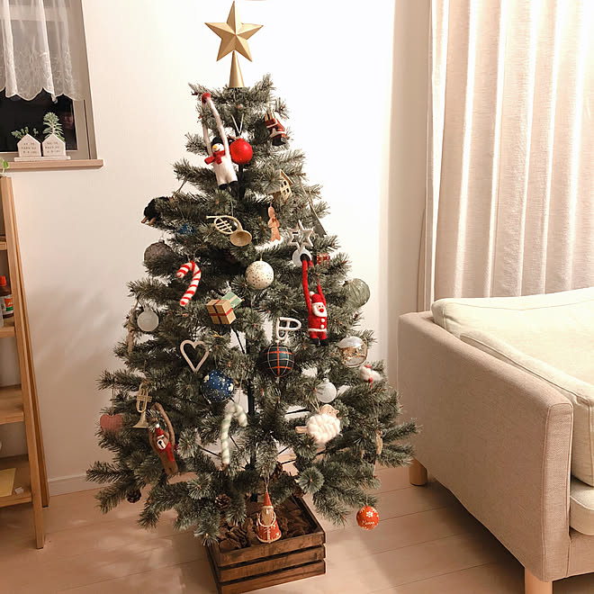 すたじおくりっぷ/クリスマス/ナチュラル/リビングのインテリア実例 - 2019-11-19 08:21:35