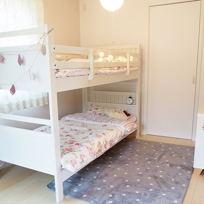 キッズルーム 女の子の部屋 ベッドカバー 2段ベッド ニトリ などのインテリア実例 21 07 22 19 41 57 Roomclip ルームクリップ キッズルーム 女の子の部屋 ベッドカバー 2段ベッド ニトリ などのインテリア実例 21 07 22 19 41 57 Roomclip ルームクリップ