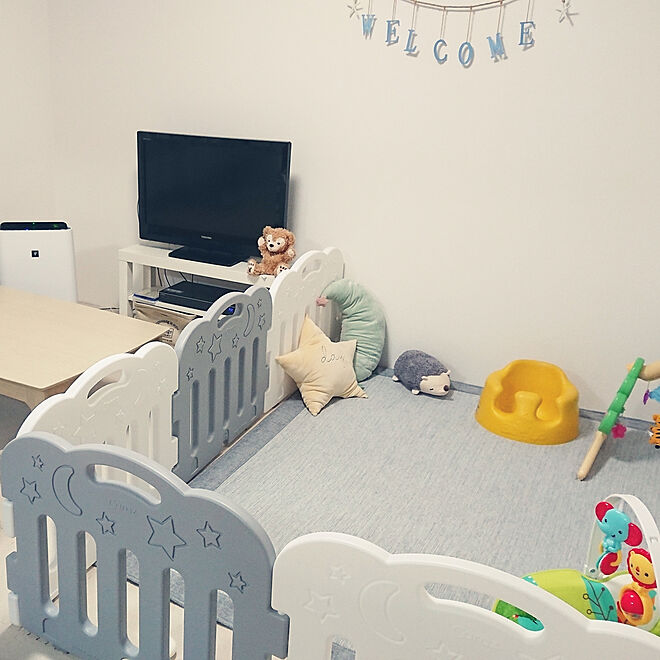 赤ちゃんのいる部屋 リビング 賃貸 2dkのインテリア実例 18 06 02 13 53 01 Roomclip ルームクリップ