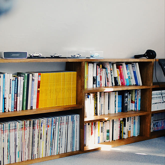 造作本棚 本棚 本棚diy 狭小住宅 中古住宅 などのインテリア実例 12 28 13 12 Roomclip ルームクリップ