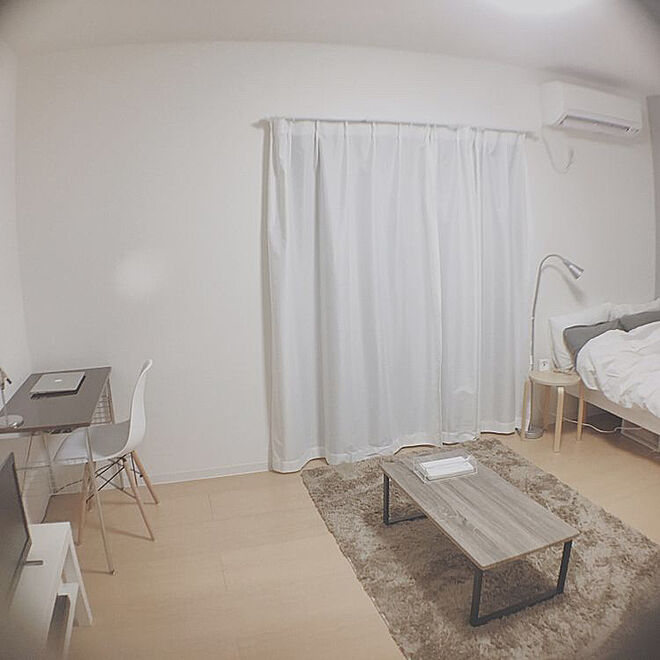 部屋全体 一人暮らし 1k 大学生 シンプルな暮らし などのインテリア実例 17 10 11 39 05 Roomclip ルームクリップ
