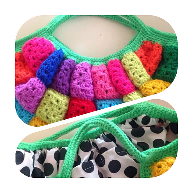 Knitworm 編み物キット カラフル編み地のバッグキット 編み物キット バッグ かばん 鞄 手作りバッグ キット 手芸 裁縫 毛糸 おうち時間 趣味 ハンドメイド 手作り ファッション おしゃれ かわいい セット 編み物セット 原ウール ニットワーム Harawool ハンドメイド