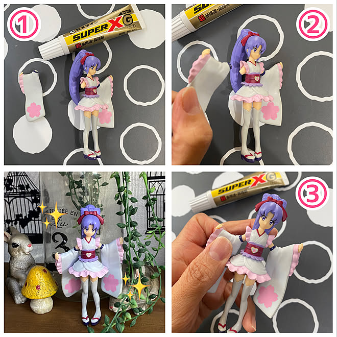 フィギュアの修理 修理 スーパーx セメダイン 接着剤 などのインテリア実例 21 12 23 09 53 18 Roomclip ルームクリップ