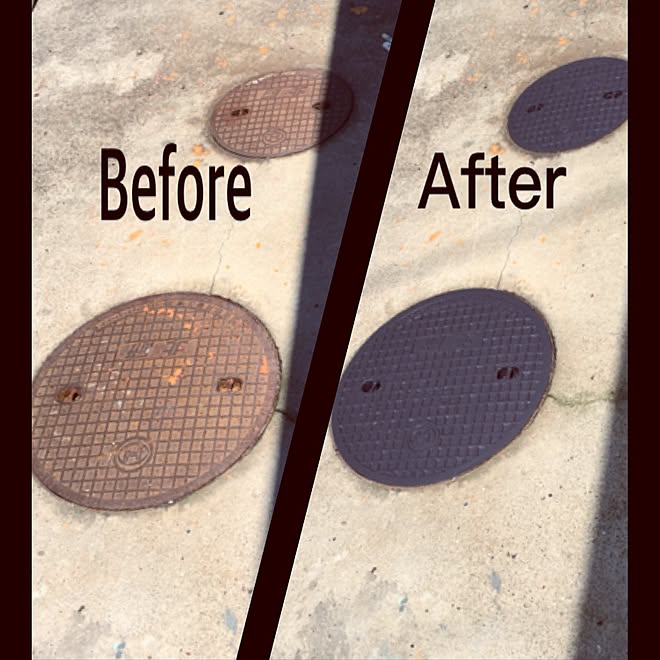 玄関 入り口 駐車場 浄化槽 築35年 Diy などのインテリア実例 17 07 05 13 36 08 Roomclip ルームクリップ