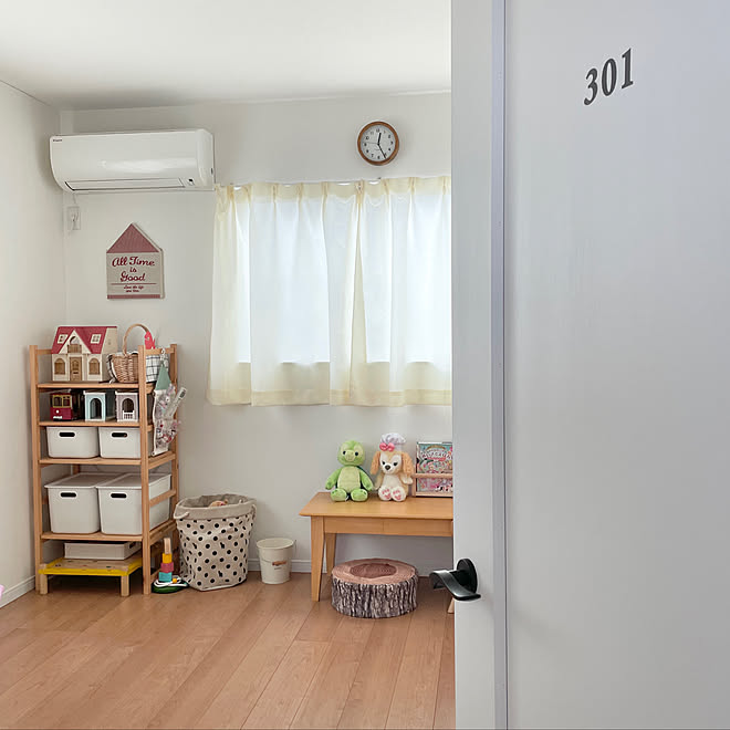 パイン材ユニットシェルフ 無印良品 おもちゃ収納 子ども部屋 買ってよかった などのインテリア実例 21 07 23 21 21 14 Roomclip ルームクリップ