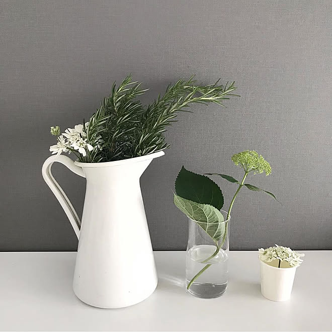 IKEA/フラワーベース/アナベル/ローズマリー/愛用品→楽天roomに載せています...などのインテリア実例 - 2019-11-23 10:25:53