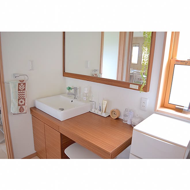 バス トイレ カインズホーム リクシルの洗面台 リクシル 洗面所 などのインテリア実例 16 10 41 32 Roomclip ルームクリップ