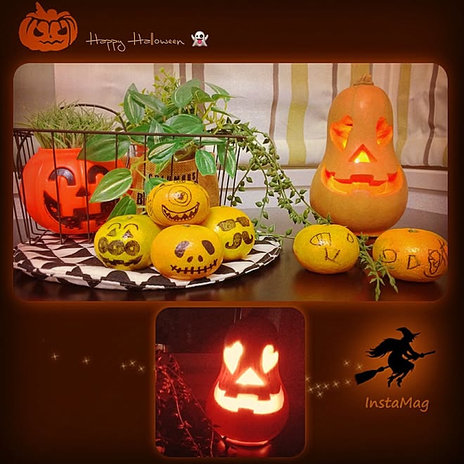 みかん顔 ハロウィン 棚 カボチャランタン ジャックオランタン などのインテリア実例 16 10 30 21 57 53 Roomclip ルームクリップ みかん顔 ハロウィン 棚 カボチャランタン ジャックオランタン などのインテリア実例 16 10 30 21 57 53 Roomclip ルームクリップ