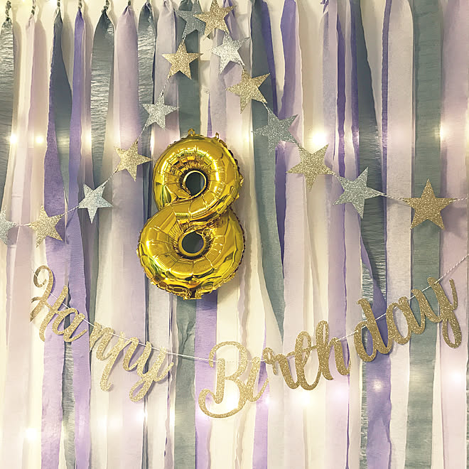 ダイソー クレープストリーマーのインテリア実例 08 29 59 59 Roomclip ルームクリップ