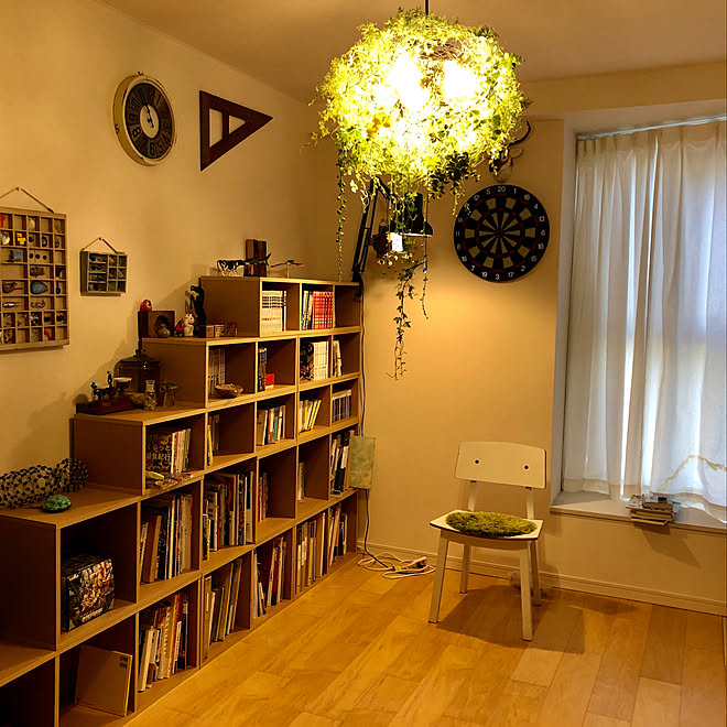レトロ好き/ダーツのある部屋/化学器具/標本風/図書室&hellip;などのインテリア実例 20190413 150422