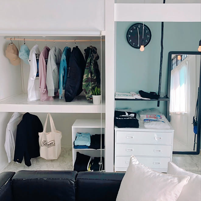 押入れ収納 整理整頓 模様替え 中学生男子部屋 子供と暮らす などのインテリア実例 10 14 18 03 24 Roomclip ルームクリップ