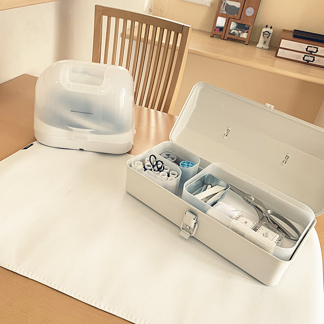 無印良品 裁縫セット アイロンマット Tower アイロン台断捨離 などのインテリア実例 21 02 04 10 19 58 Roomclip ルームクリップ