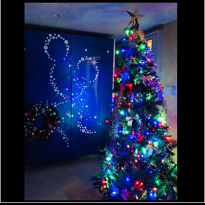 クリスマスツリー クリスマスツリー180cm ディズニーランド風 ハンドメイド クリスマス などのインテリア実例 19 12 01 05 11 18 Roomclip ルームクリップ