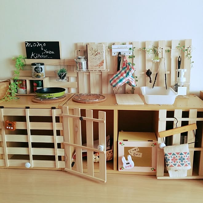 リビング おままごと キッチン セリア 100均 ハンドメイド などのインテリア実例 15 03 26 12 40 Roomclip ルームクリップ