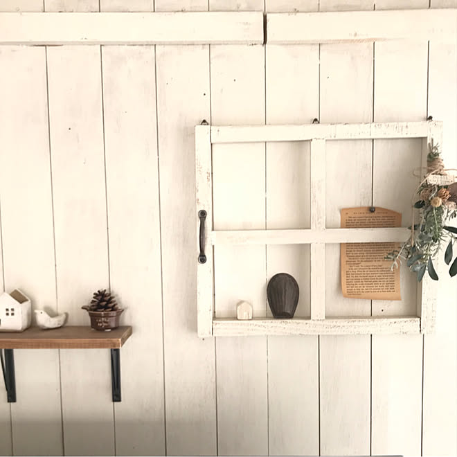 ミニスワッグ 手作り棚 ドライフラワー 窓枠風飾り 壁 天井 などのインテリア実例 19 12 03 22 52 17 Roomclip ルームクリップ