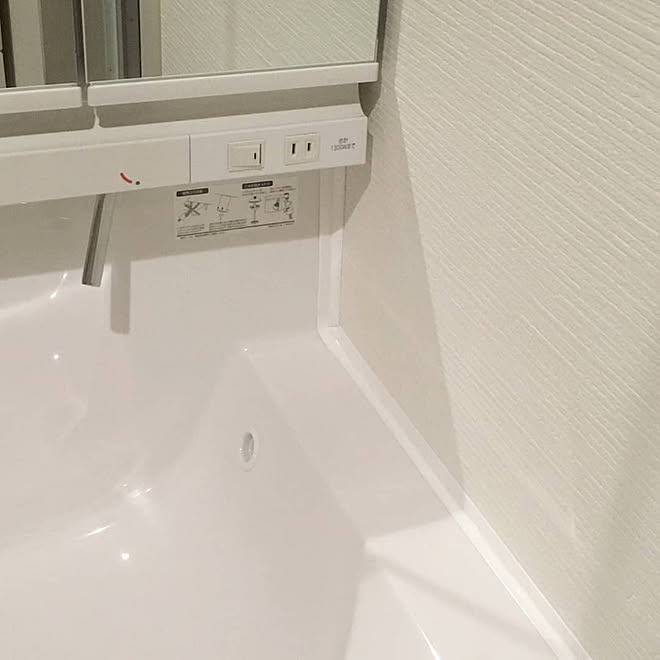 バス トイレ 洗面台 洗面台周り 脱衣所 すき間テープ などのインテリア実例 18 12 07 14 27 35 Roomclip ルームクリップ