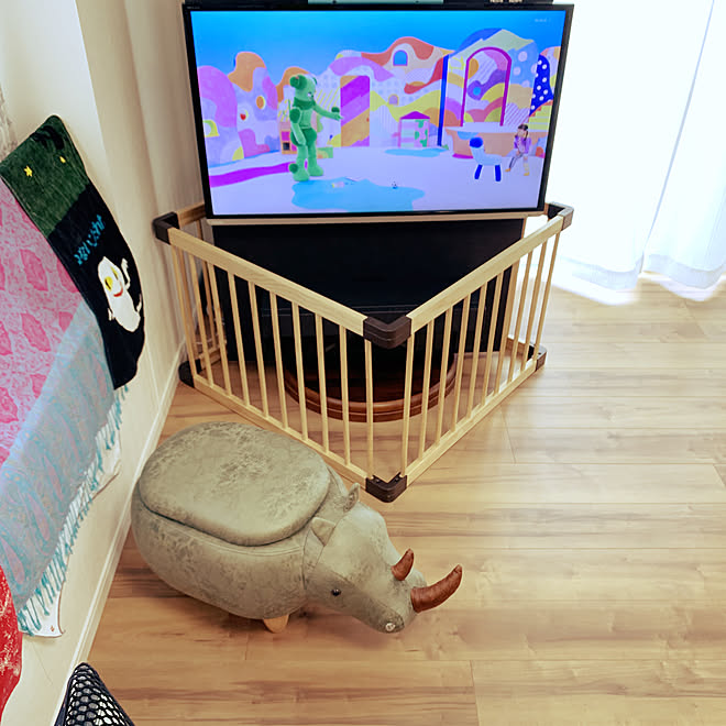 ベビーサークル こどもと暮らす 狭い家 建て売りインテリア試行錯誤中 新居 などのインテリア実例 05 12 11 32 27 Roomclip ルームクリップ