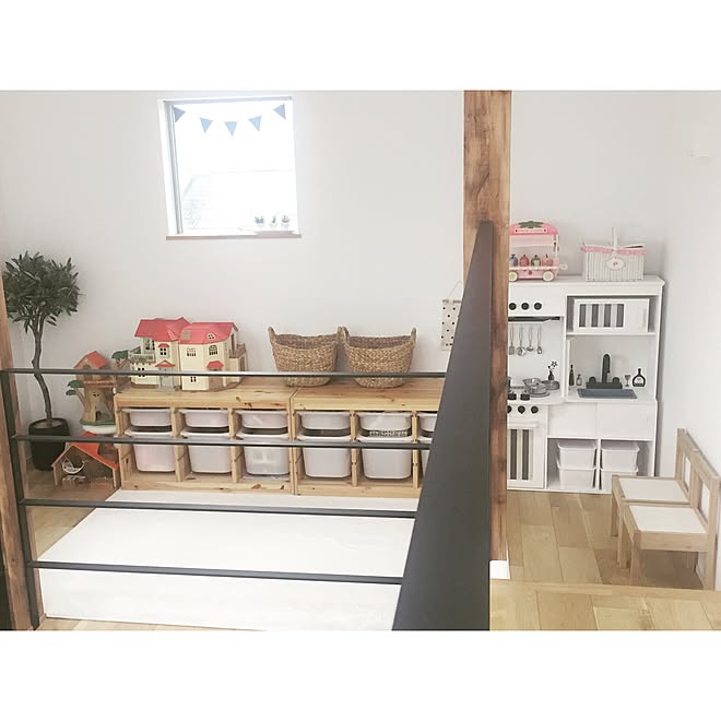 壁/天井/かご/100均/IKEA/ニトリ...などのインテリア実例 - 2017-06-07 20:29:59
